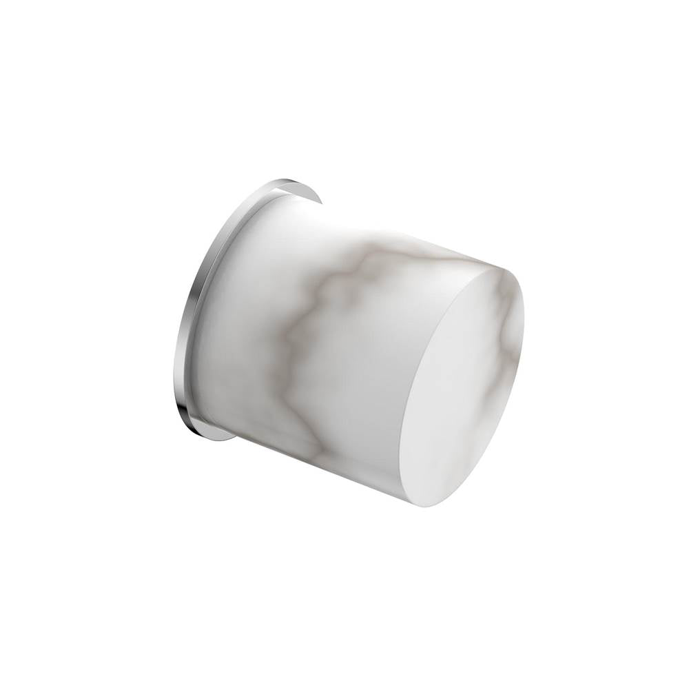 Phylrich - Marble Knob - Polished Chrome