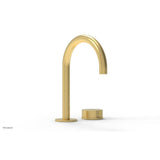 Phylrich - Circ Sngl Faucet W Brass Handles, P To Close Drain - Burnished Gold
