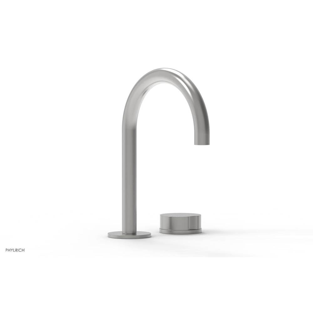 Phylrich - Circ Sngl Faucet W Brass Handles, P To Close Drain - Satin chrome