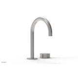 Phylrich - Circ Sngl Faucet W Brass Handles, P To Close Drain - Satin chrome