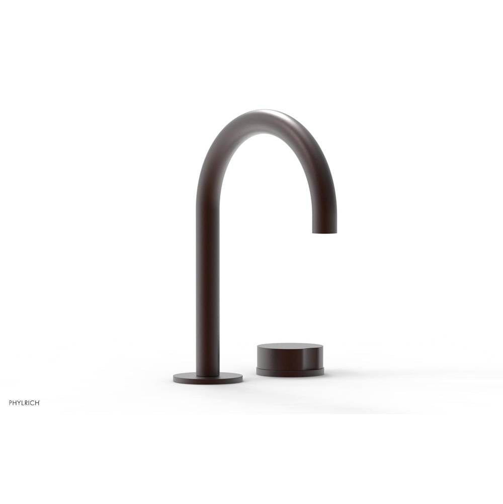 Phylrich - Circ Sngl Faucet W Brass Handles, P To Close Drain - Weathered Copper