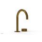 Phylrich - Circ Sngl Faucet W Brass Handles, P To Close Drain - French Brass