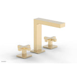 Phylrich - CROI - Widespread Faucet - High Spout Cross Handles - Satin Brass