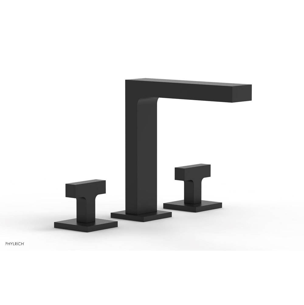 Phylrich - CROI - Widespread Faucet - High Spout Lever Handles - Matte Black