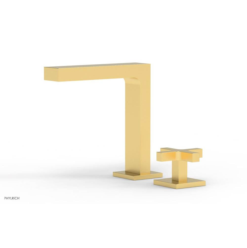 Phylrich - CROI - Single Cross Handle Faucet - High Spout - Burnished Gold
