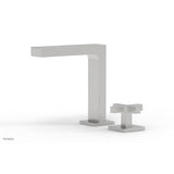 Phylrich - CROI - Single Cross Handle Faucet - High Spout - Satin chrome
