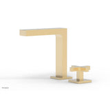 Phylrich - CROI - Single Cross Handle Faucet - High Spout - Satin Brass