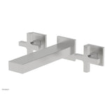 Phylrich - CROI - Wall Lavatory Set - Cross Handle - Satin chrome