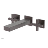 Phylrich - CROI - Wall Lavatory Set - Cross Handle - Weathered Copper