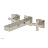 Phylrich - CROI - Wall Lavatory Set - Cross Handle - Polished Nickel