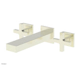 Phylrich - CROI - Wall Lavatory Set - Cross Handle - Satin Nickel