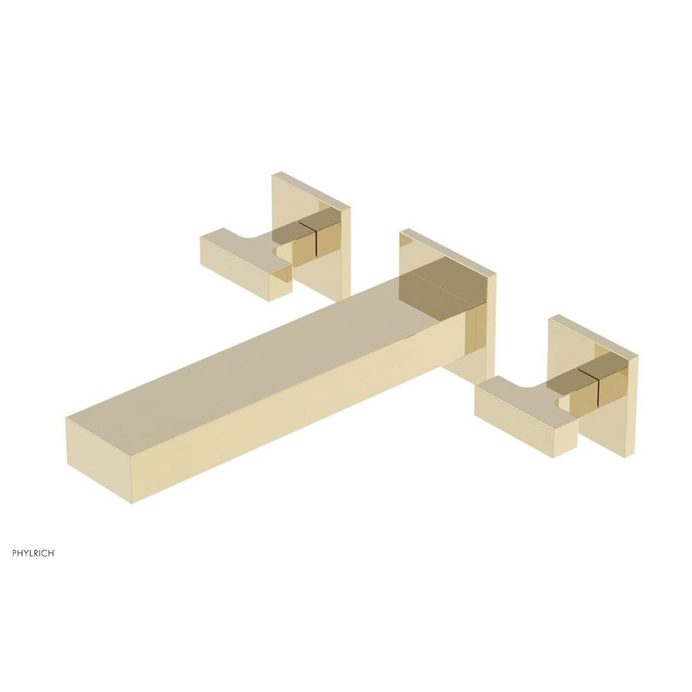 Phylrich - CROI - Wall Lavatory Set - Lever Handle - Polished Brass Uncoated