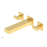 Phylrich - CROI - Wall Lavatory Set - Lever Handle - Satin Gold