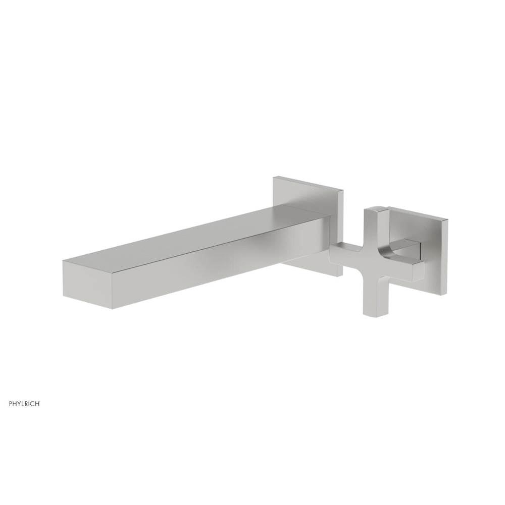 Phylrich - CROI - Single Cross Handle Wall Lavatory Set - Satin chrome