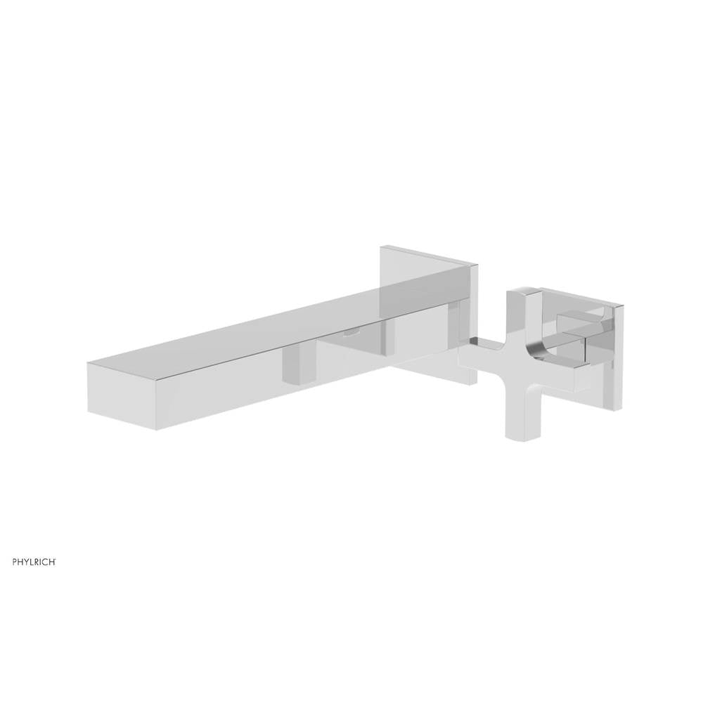 Phylrich - CROI - Single Cross Handle Wall Lavatory Set - Polished Chrome
