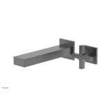 Phylrich - CROI - Single Cross Handle Wall Lavatory Set - Gun Metal