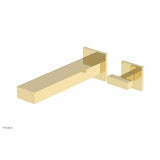 Phylrich - CROI - Single Lever Handle Wall Lavatory Set - Polished Brass