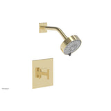 Phylrich - CROI - Pressure Balance Shower Set - Lever Handle - Polished Brass Uncoated