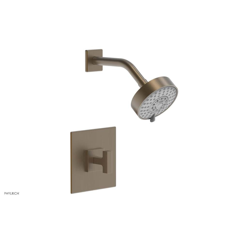 Phylrich - CROI - Pressure Balance Shower Set - Lever Handle - Old English Brass