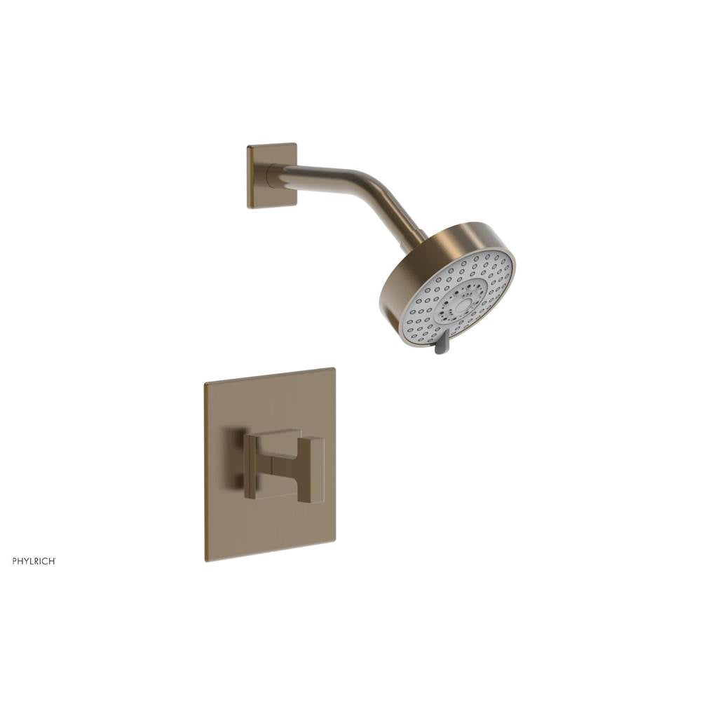 Phylrich - CROI - Pressure Balance Shower Set - Lever Handle - Antique Brass