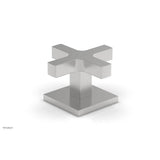 Phylrich - CROI - Volume Control/Diverter Trim - Cross Handle - Satin chrome