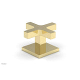 Phylrich - CROI - Volume Control/Diverter Trim - Cross Handle - Polished Brass