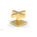 Phylrich - CROI - Volume Control/Diverter Trim - Cross Handle - Polished Gold