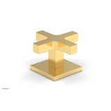Phylrich - CROI - Volume Control/Diverter Trim - Cross Handle - Satin Gold