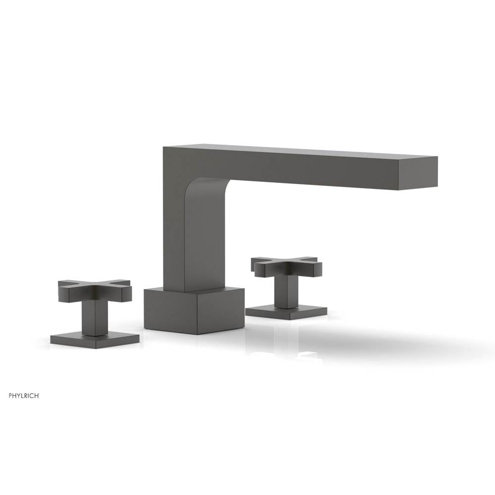 Phylrich - CROI - Deck Tub Set - Cross Handles - Oil Rubbed Bronze