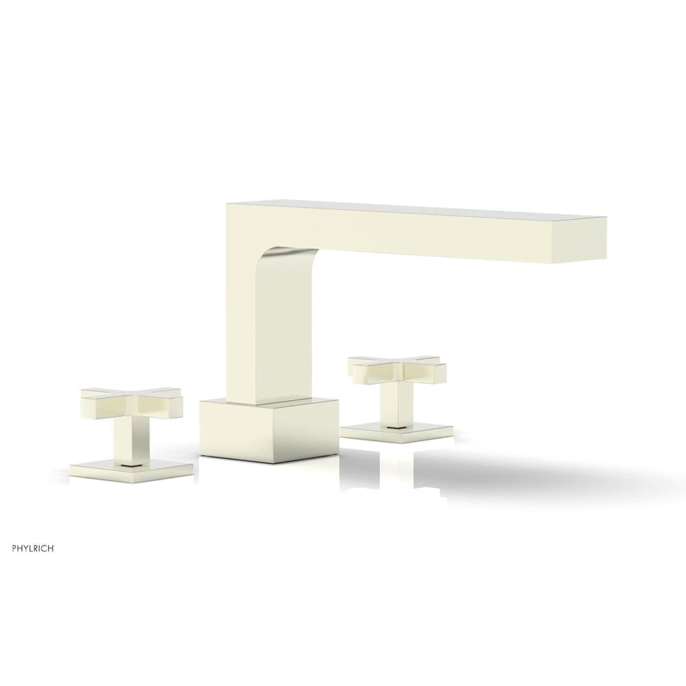Phylrich - CROI - Deck Tub Set - Cross Handles - Satin Nickel