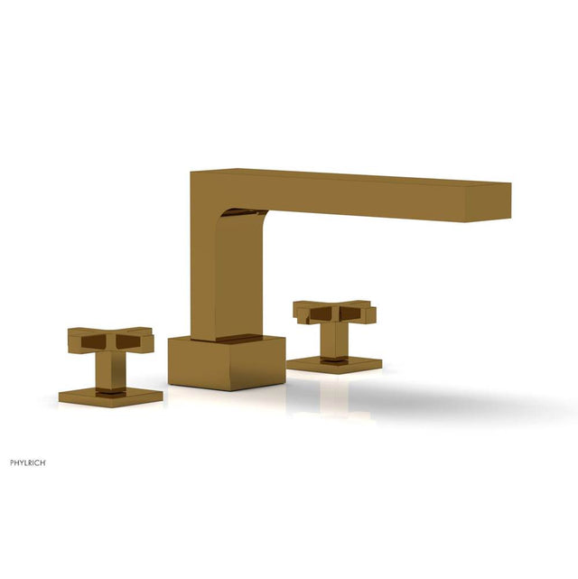 Phylrich - CROI - Deck Tub Set - Cross Handles - French Brass