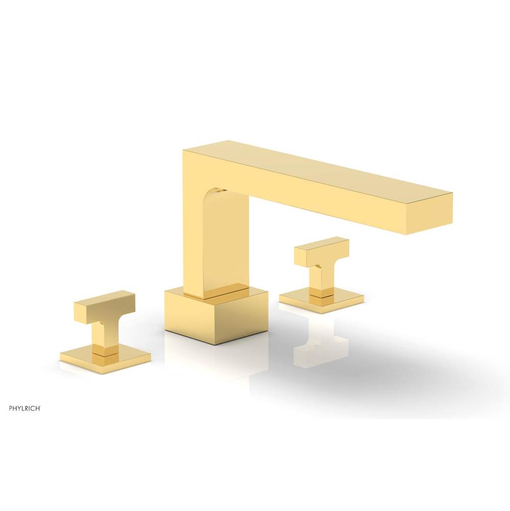 Phylrich - CROI - Deck Tub Set - Lever Handles - Polished Gold