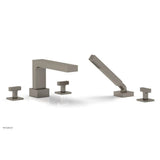 Phylrich - CROI - Deck Tub Set with Hand Shower - Lever Handles - Pewter