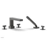 Phylrich - CROI - Deck Tub Set with Hand Shower - Lever Handles - Oil Rubbed Bronze