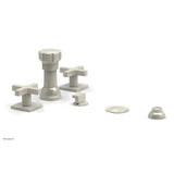 Phylrich - CROI - Four Hole Bidet Set - Cross Handles - Burnished Nickel