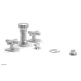 Phylrich - CROI - Four Hole Bidet Set - Cross Handles - Polished Chrome