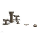 Phylrich - CROI - Four Hole Bidet Set - Cross Handles - Architectural Bronze