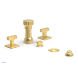 Phylrich - CROI - Four Hole Bidet Set - Lever Handles - Burnished Gold