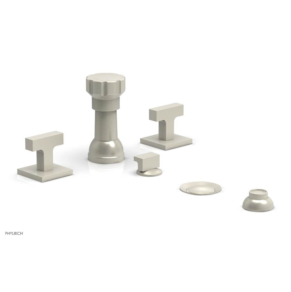 Phylrich - CROI - Four Hole Bidet Set - Lever Handles - Burnished Nickel