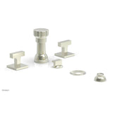 Phylrich - CROI - Four Hole Bidet Set - Lever Handles - Satin Nickel