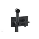 Phylrich - CROI - Wall Mounted Bidet - Cross Handle - Gun Metal