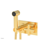 Phylrich - CROI - Wall Mounted Bidet - Cross Handle - Satin Gold