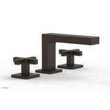 Phylrich - CROI - Widespread Faucet - Low Spout Cross Handles - Antique Bronze