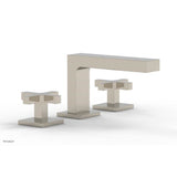 Phylrich - CROI - Widespread Faucet - Low Spout Cross Handles - Polished Nickel