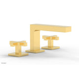 Phylrich - CROI - Widespread Faucet - Low Spout Cross Handles - Polished Gold