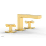 Phylrich - CROI - Widespread Faucet - Low Spout Cross Handles - Satin Gold
