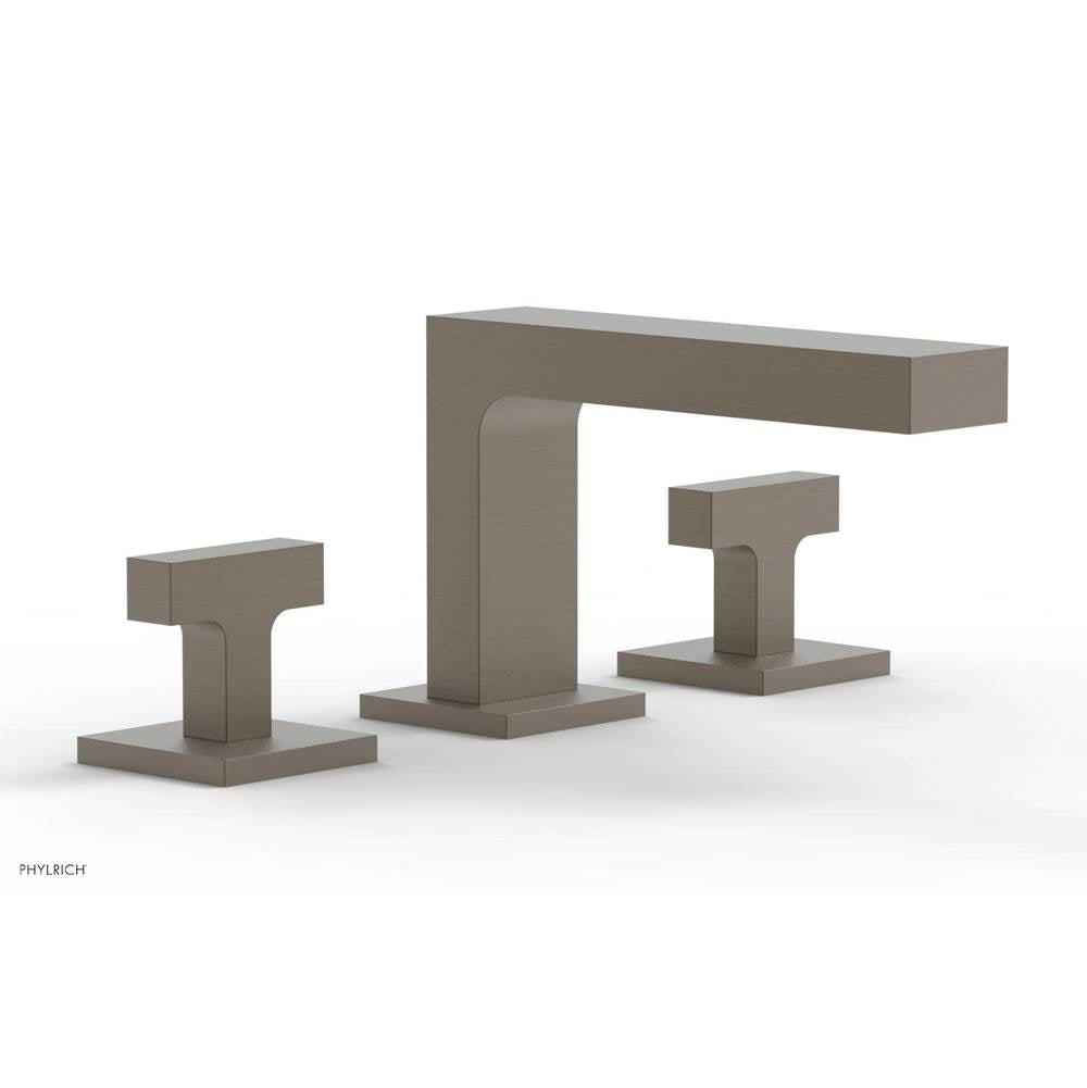 Phylrich - CROI - Widespread Faucet - Low Spout Lever Handles - Architectural Bronze