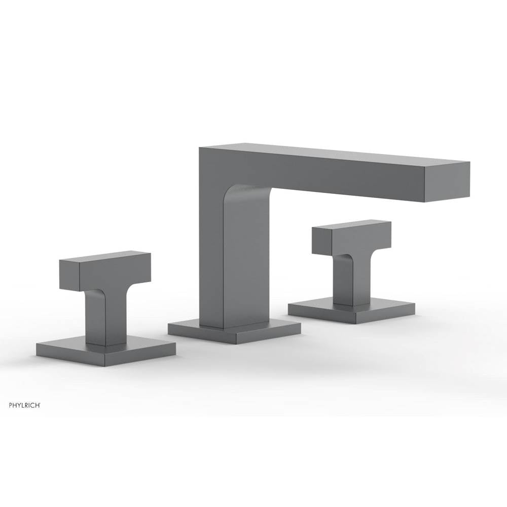 Phylrich - CROI - Widespread Faucet - Low Spout Lever Handles - Gun Metal