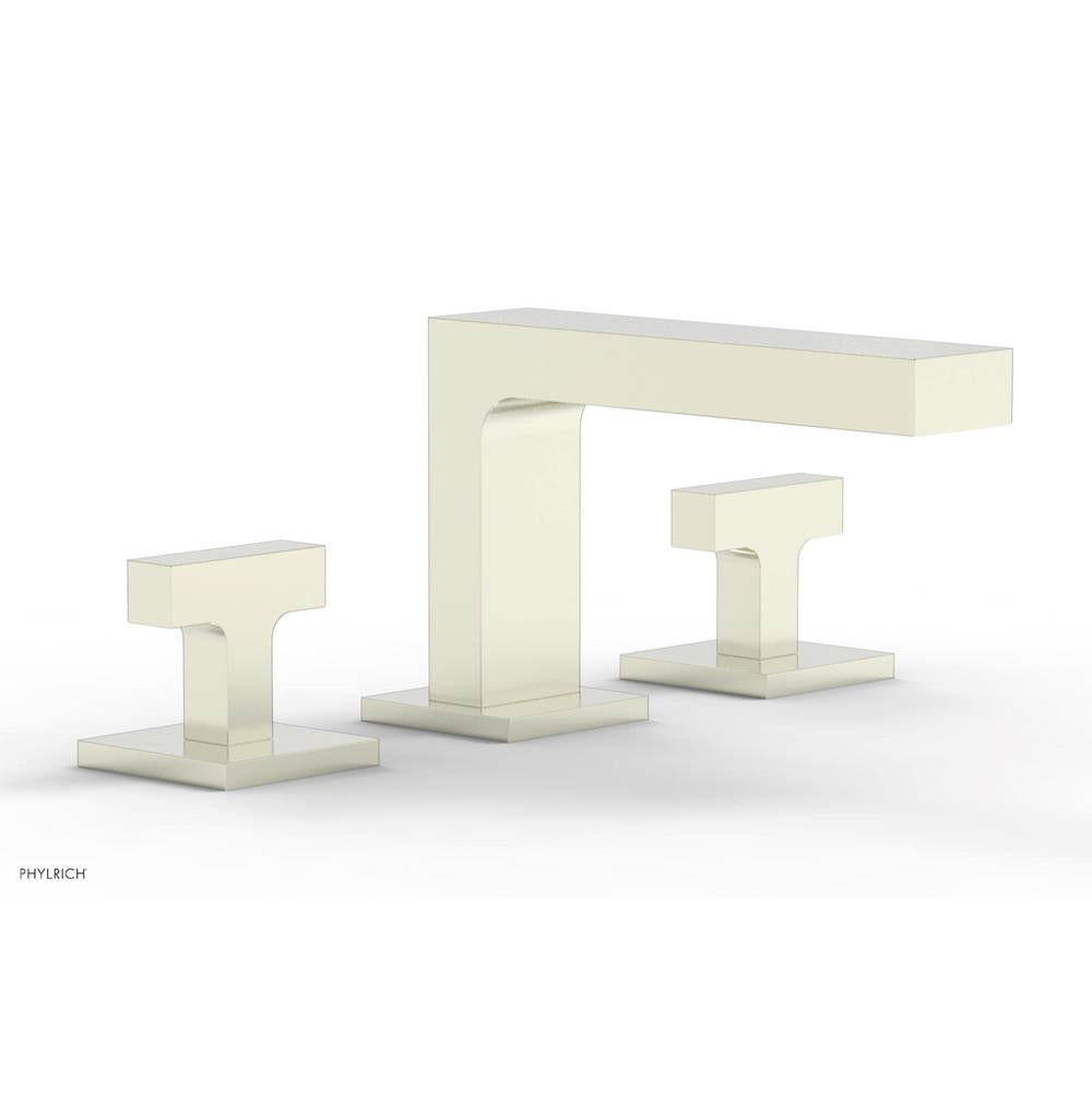 Phylrich - CROI - Widespread Faucet - Low Spout Lever Handles - Satin Nickel