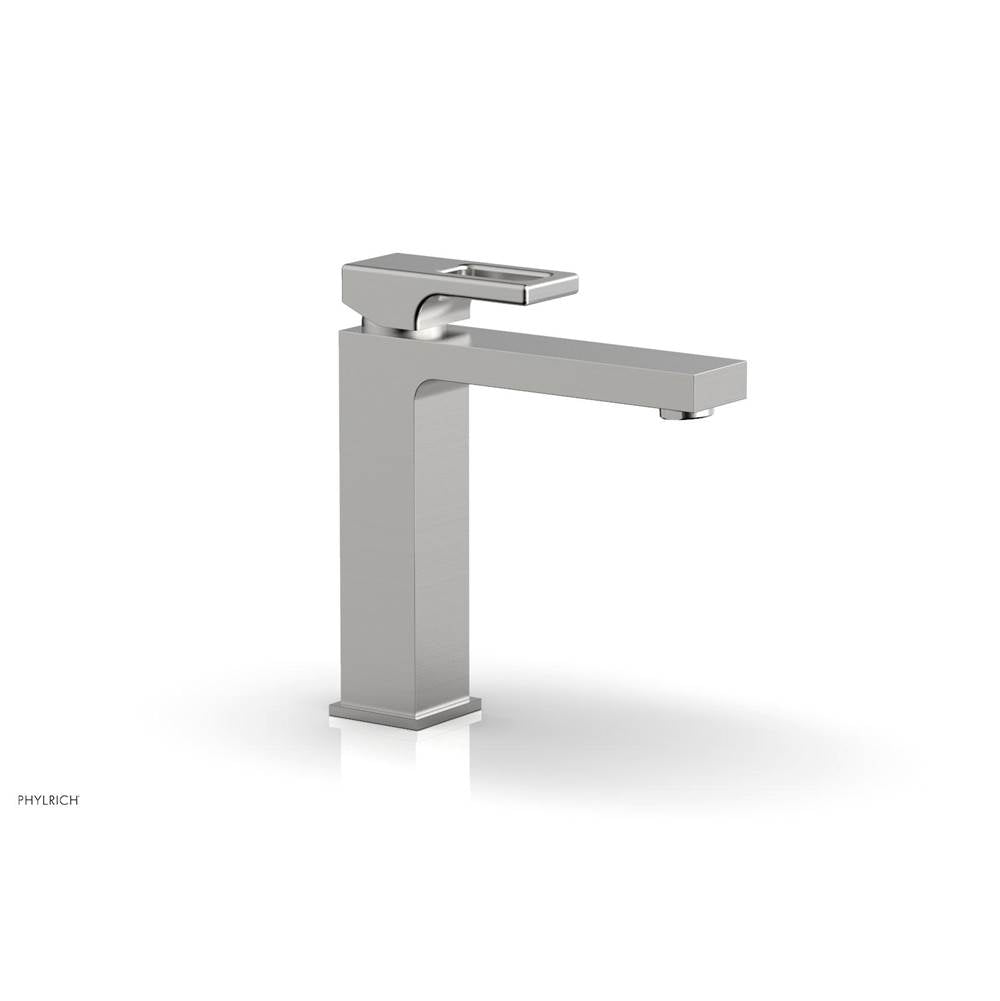 Phylrich - MIX Single Hole Lavatory Faucet Ring Handle 6-3/4'' Height 290-07 - Satin chrome
